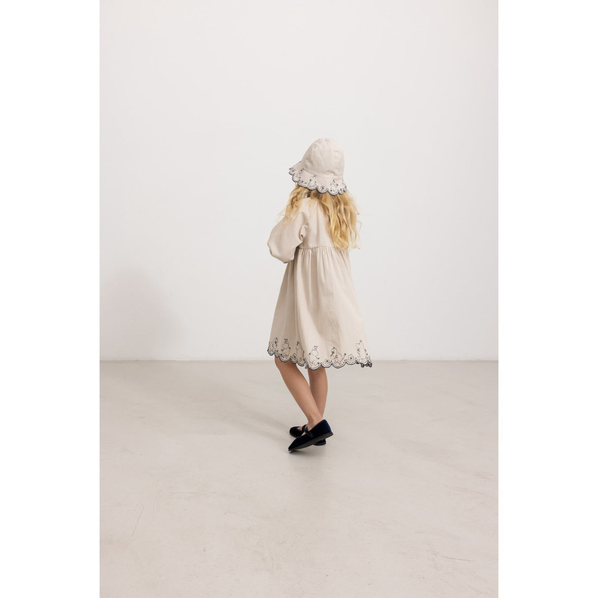 MarMar Cotton Texture Dancing Moomins Dawson Klänning