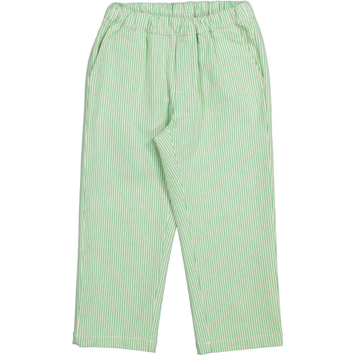 MarMar Soft Denim Cale Green Stripe Paloma Byxor