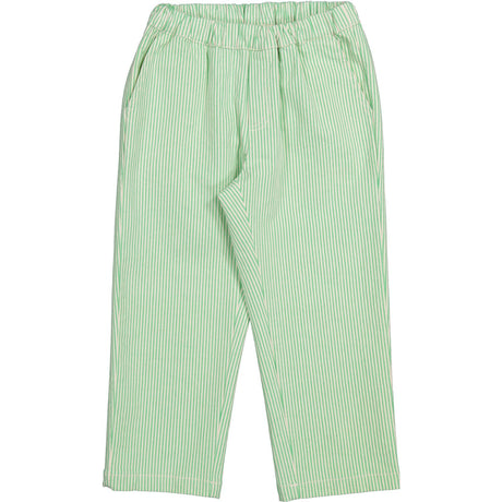 MarMar Soft Denim Cale Green Stripe Paloma Byxor