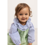 MarMar Poplin Bolich Blue Strips Tonella Skjorta