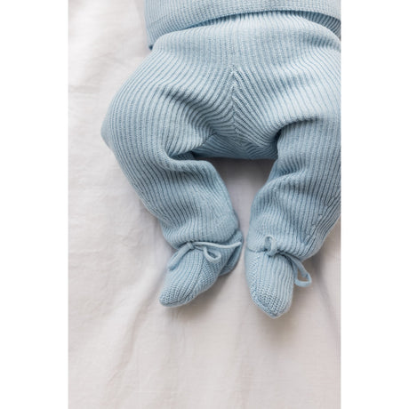 MarMar New Born Cotton Knit Full Clear Sky Pira Stickad Byxor