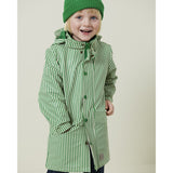 MarMar Rainwear Green Stripes October Jacka Outerwear