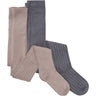 Minymo Goat Tights Rib 2-Pack