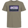 Jack & Jones Junior Silver Sage Cologan T-Shirt Crew Neck