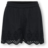 kids ONLY Black Lou Life Embroidery Shorts
