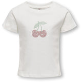 kids ONLY Cloud Dancer Cherry Kira Life Blng O-Neck Baby T-Shirt