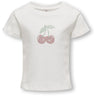 kids ONLY Cloud Dancer Cherry Kira Life Blng O-Neck Baby T-Shirt