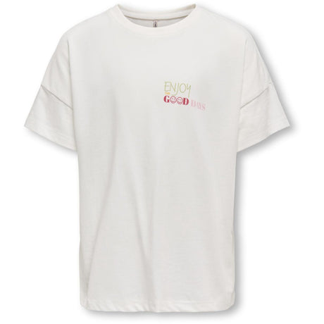 kids ONLY Cloud Dancer Sun Lia Life Oversize Printed T-Shirt