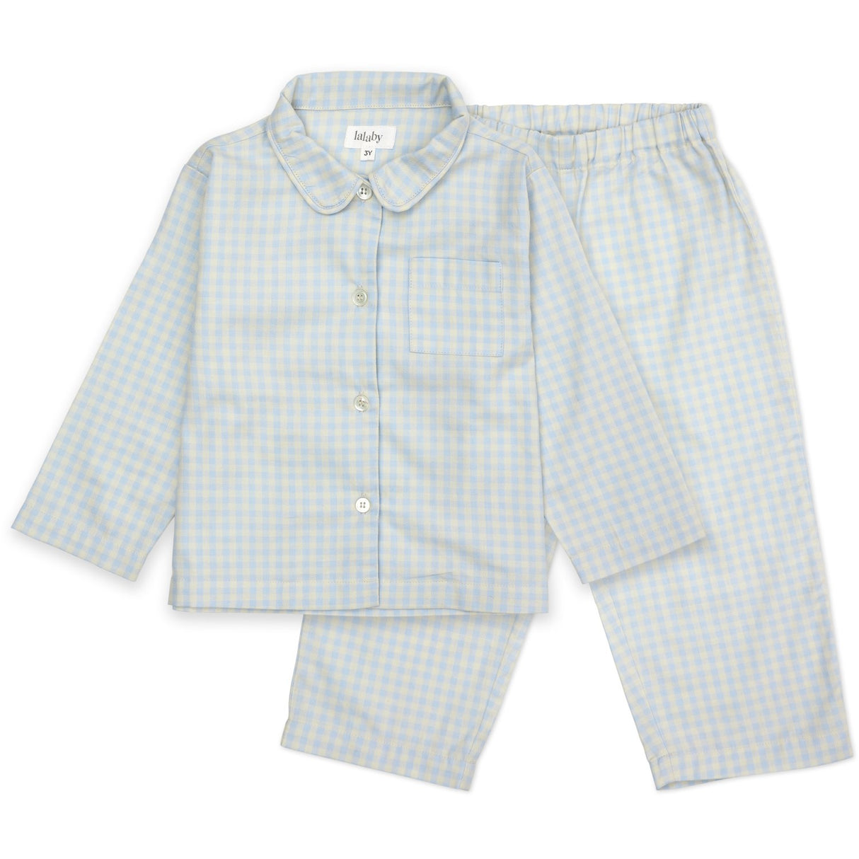 Lalaby Blue Gingham Classic Pyjamas