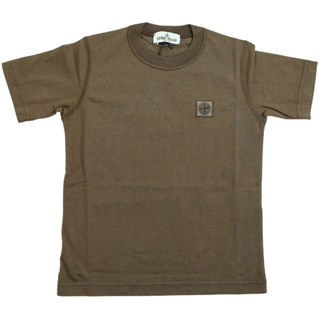 Stone Island Military Green Ss T-Skjorta