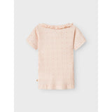 Lil'Atelier Peach Blush Hulla Hua Slim T-Shirt