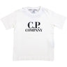 C.P. Company Gauze White T-Skjorta Kort Sleeve