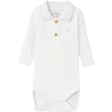 Name It Bright White Friman Pikétröja Body