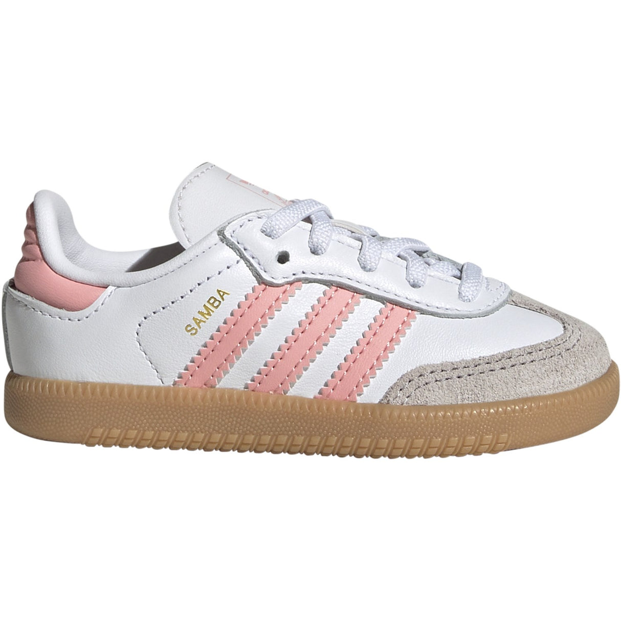 adidas Originals Ftwr White/Semi Pink Spark/Gum 3 Samba Og El I Sneakers