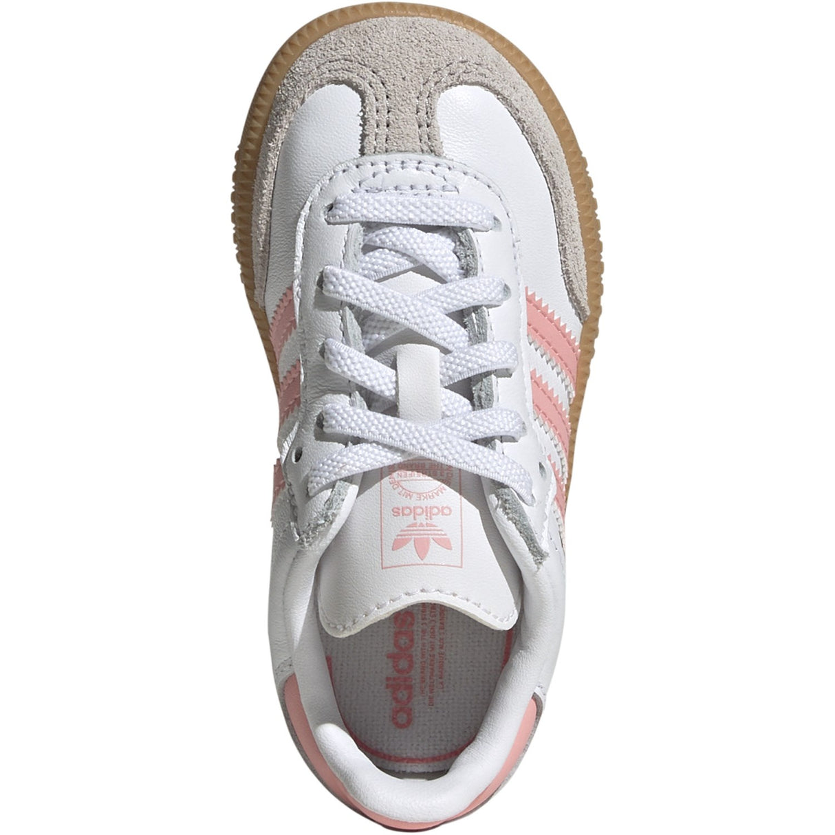 adidas Originals Ftwr White/Semi Pink Spark/Gum 3 Samba Og El I Sneakers