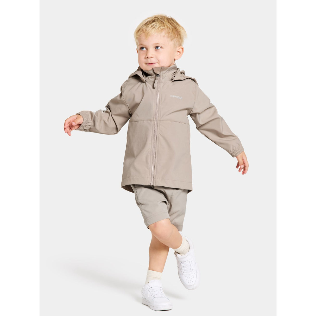 Didriksons Beach Beige Hallon Kids Jacka