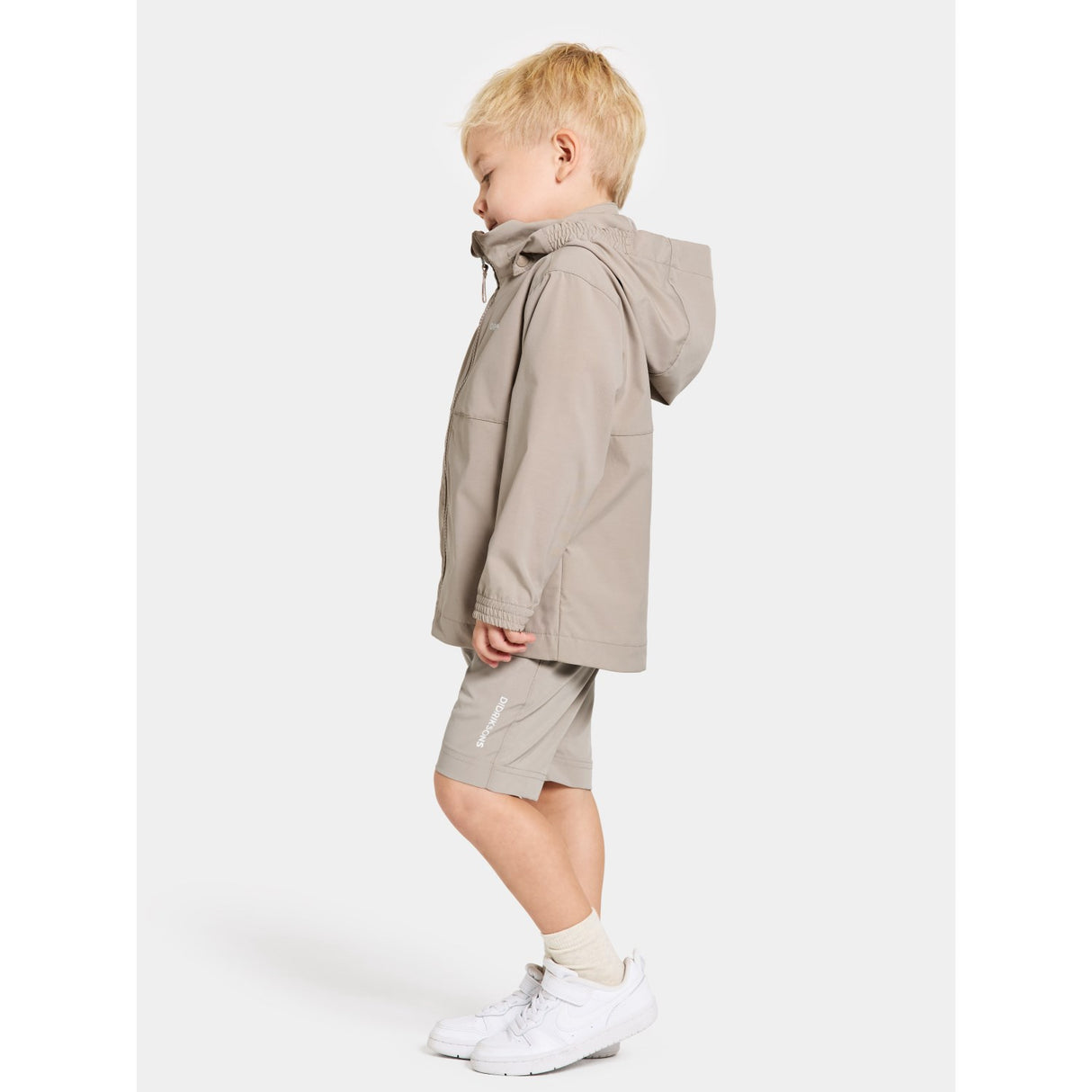 Didriksons Beach Beige Hallon Kids Jacka