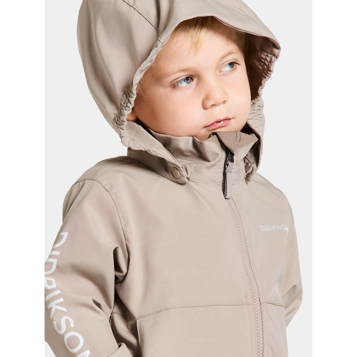 Didriksons Beach Beige Hallon Kids Jacka