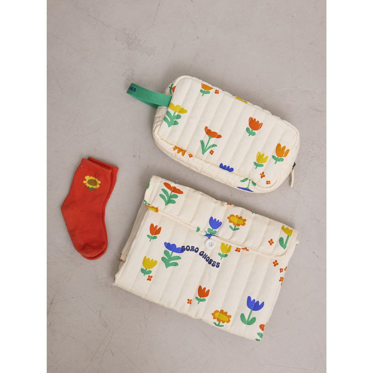 Bobo Choses Multicolor Sunflower Kort Strumpor Pack X 2