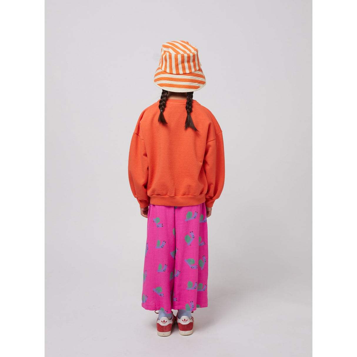 Bobo Choses Red Funny Snail Sweatshirt