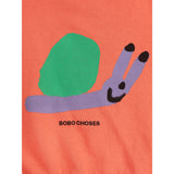 Bobo Choses Red Funny Snail Sweatshirt