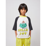 Bobo Choses Offwhite Hello Joy Ranglan Ärmar T-Shirt