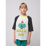 Bobo Choses Offwhite Hello Joy Ranglan Ärmar T-Shirt