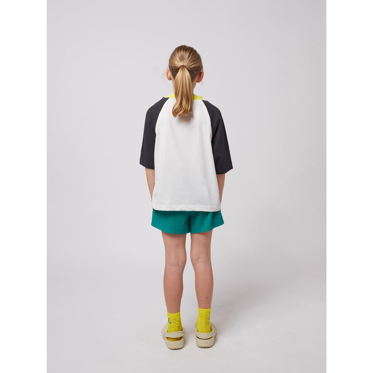Bobo Choses Offwhite Hello Joy Ranglan Ärmar T-Shirt