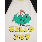 Bobo Choses Offwhite Hello Joy Ranglan Ärmar T-Shirt