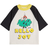 Bobo Choses Offwhite Hello Joy Ranglan Ärmar T-Shirt