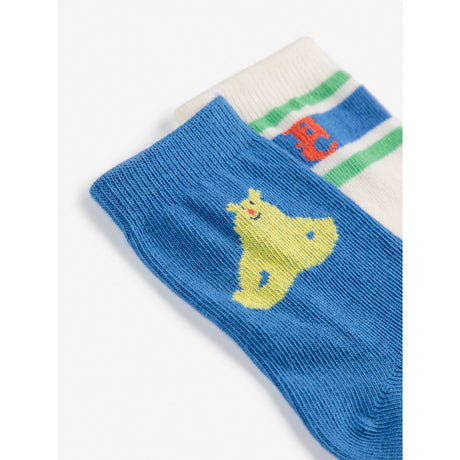 Bobo Choses Multicolor Hug Me Björn Kort Sock Pack X 2