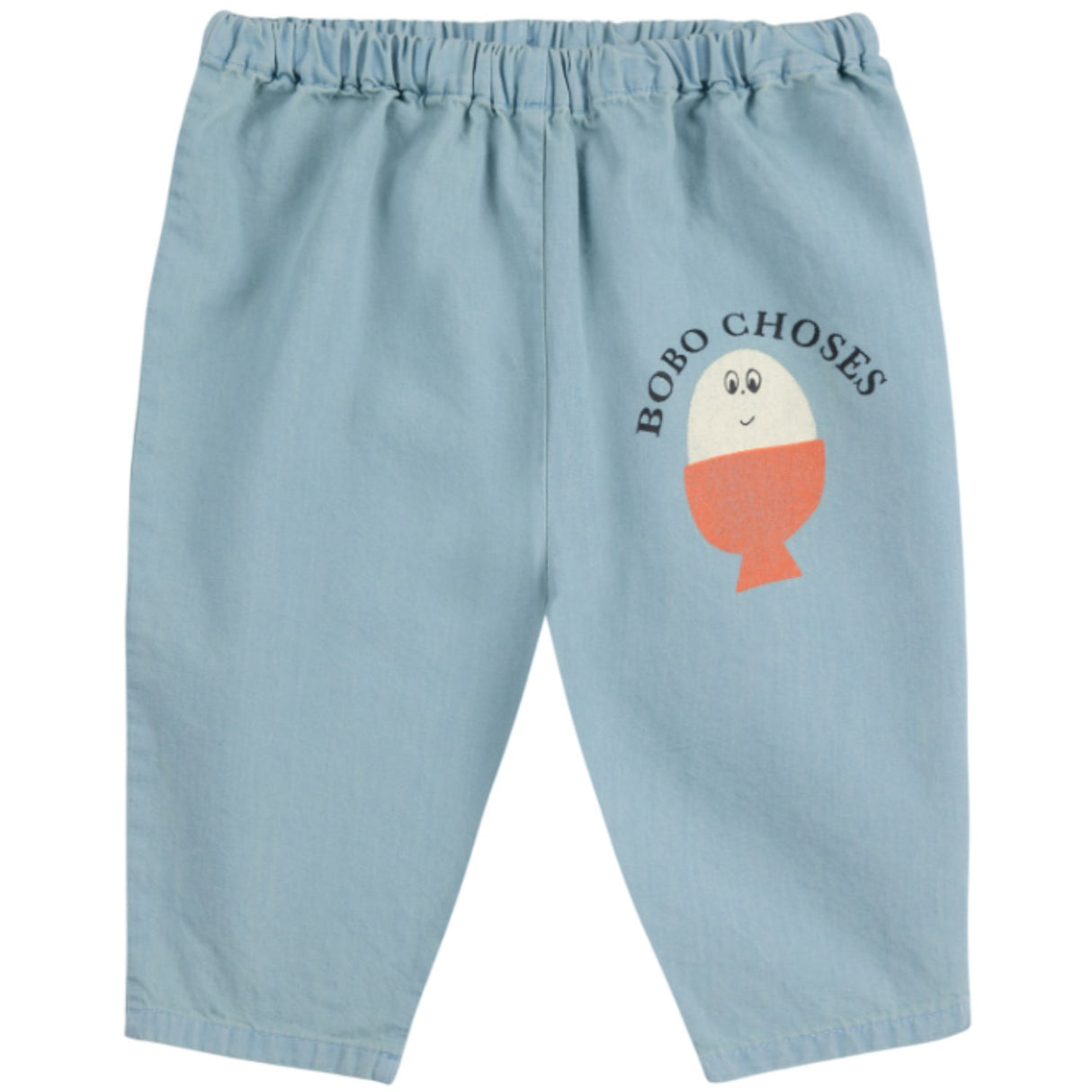 Bobo Choses Ljus Blue Morning Egg Denim Byxor