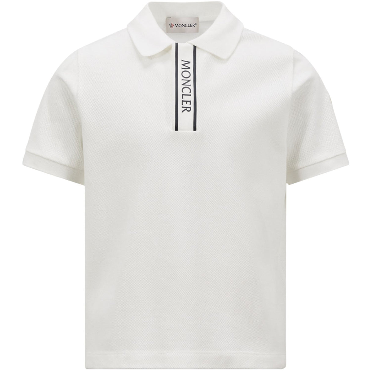 Moncler Natural Ss Pikétröja T-Skjorta