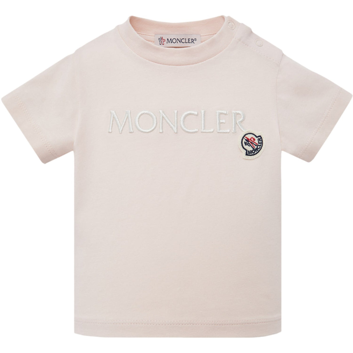 Moncler Ljus Pink T-Skjorta