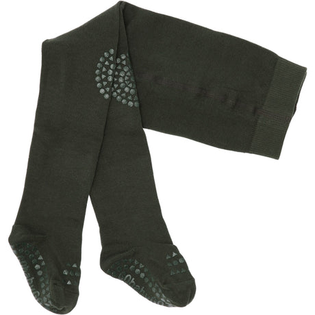 Gobabygo Forest Green Crawling Strumpbyxar Organic Bomull