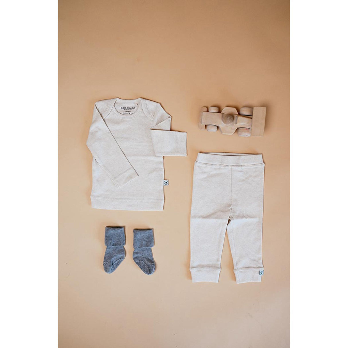 Gobabygo Feather Root Byxor Plant Dyed