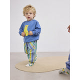 Bobo Choses Ljus Blue Multicolor Stripes Denim Byxor