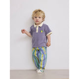 Bobo Choses Ljus Blue Multicolor Stripes Denim Byxor