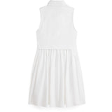 Polo Ralph Lauren Bsr White Girl Day Klänning