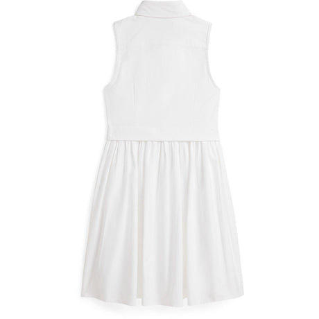 Polo Ralph Lauren Bsr White Girl Day Klänning