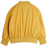 Mini Rodini Beige Dog Nylon Baseball Jacka Embroidery