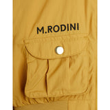 Mini Rodini Beige Dog Nylon Baseball Jacka Embroidery