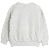 Mini Rodini Grey Melange Arrowed Heart Chenille Sweatshirt