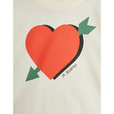 Mini Rodini Offwhite Arrowed Heart Blus