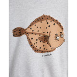 Mini Rodini Grey Melange Flundra Sweatshirt