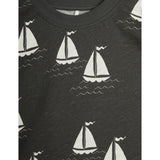 Mini Rodini Grey Sailing Boats AOP T-Shirt