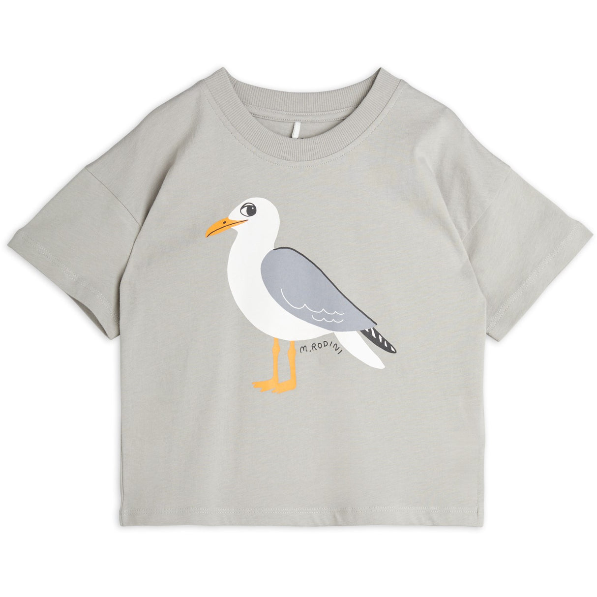 Mini Rodini Grey Seagull T-Shirt
