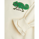 Mini Rodini Offwhite Lizard Chenille Sweatshirt