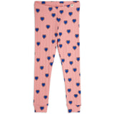Mini Rodini Pink Outlined Hearts AOP Leggings