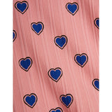 Mini Rodini Pink Outlined Hearts AOP Leggings